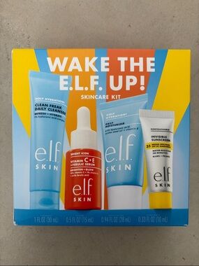NIB ELF Skincare Wake the e.l.f. Up! Summer Skincare Kit for yourself or a gift!